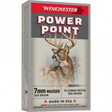 WINCHESTER 7MM MAUSER SUPER X 145 GR POWER POINT